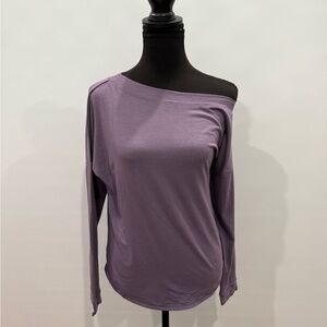 Universal Standard Dusty Lilac Off-Shoulder Blouse
